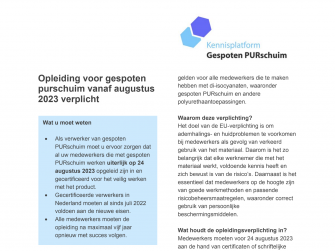 Purschuim spuiten? Opleiding verplicht