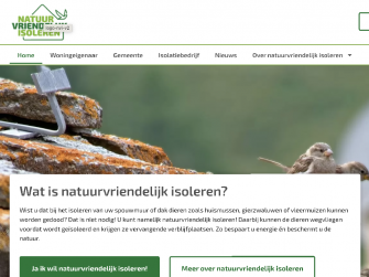 Zo informeer je particulieren over natuurvriendelijk isoleren
